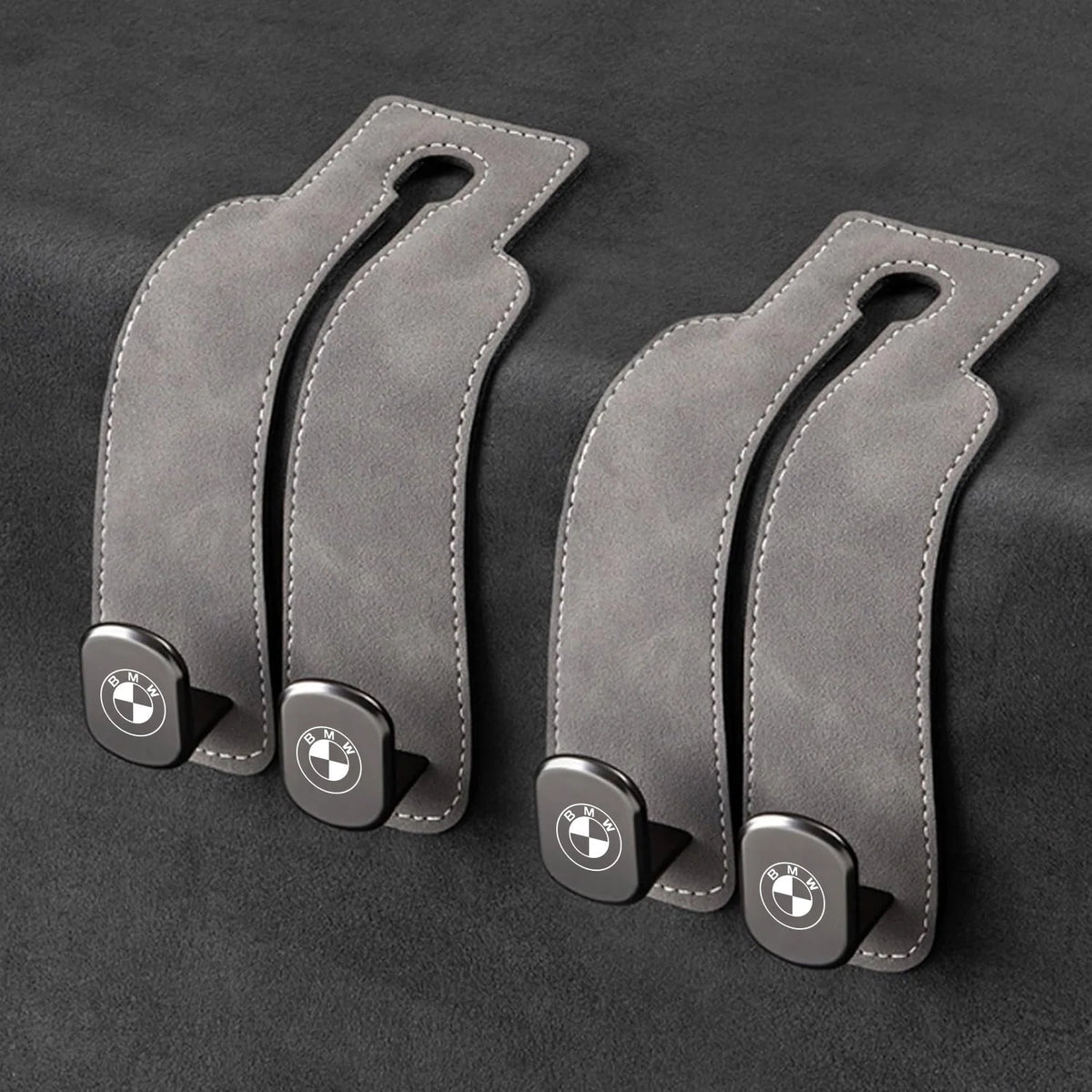 Car Headrest Hooks Double Hook Design 30 lb Capacity Set of 2