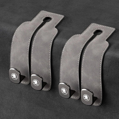 Car Headrest Hooks Double Hook Design 30 lb Capacity Set of 2