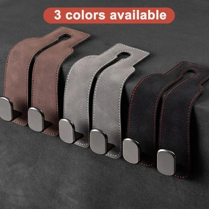 Car Headrest Hooks Double Hook Design 30 lb Capacity Set of 2