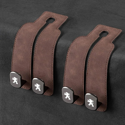 Car Headrest Hooks Double Hook Design 30 lb Capacity Set of 2