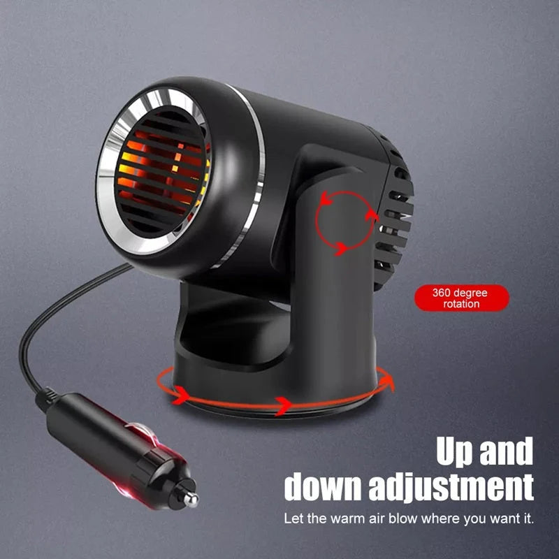 Car Heater & Cooler 12V Fast Defrost 360 Degree