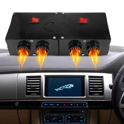 Car Heater & Defroster 12V 500W Four Outlets