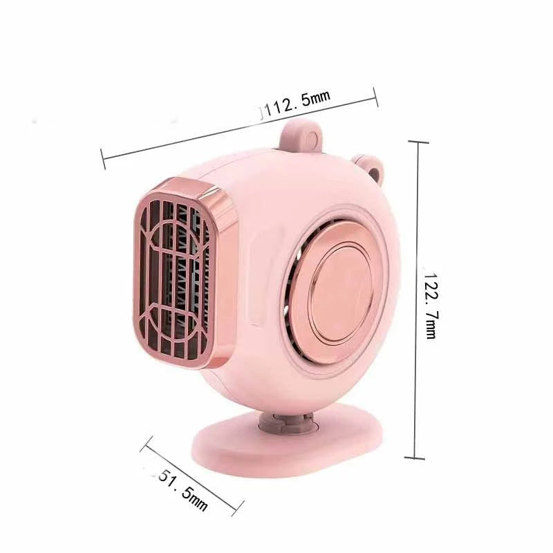 Car Heater & Defroster Fan Dual-Mode Rotating Mount