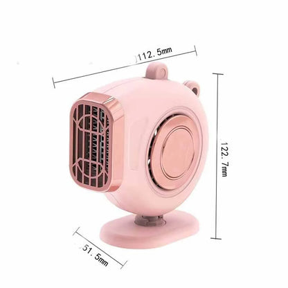 Car Heater & Defroster Fan Dual-Mode Rotating Mount