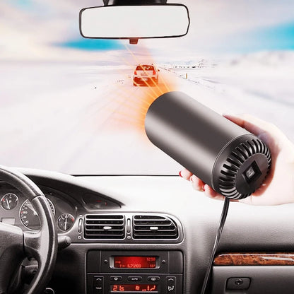 Car Heater & Fan 12V Instant Defrost Suction Mount