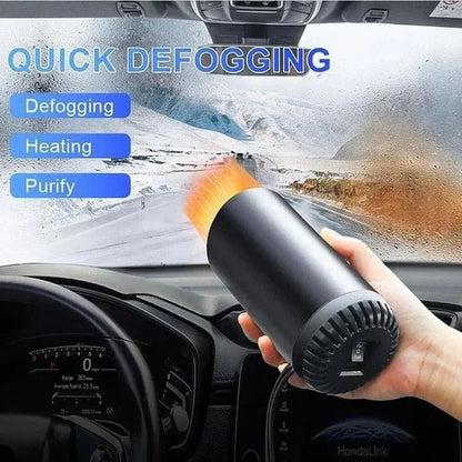 Car Heater Instant Defrost 12V Cup Holder Mount