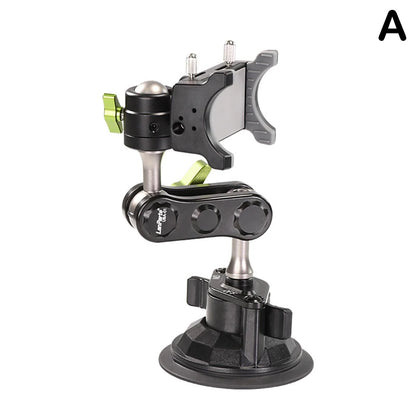 Car Phone Holder Adjustable Viewing Angle Strong Suction Retractable Mount