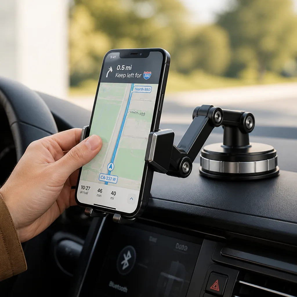 Car Phone Holder Suction Cup 360° Rotation Universal Fit