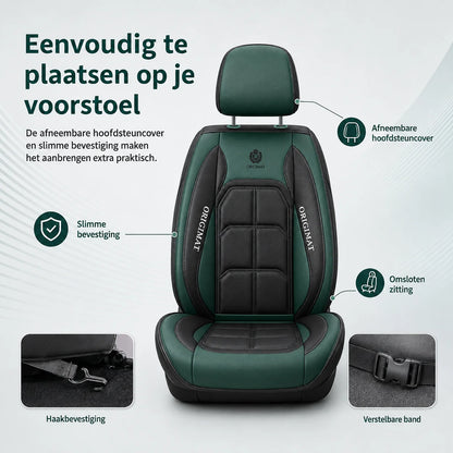Car Seat Covers Quilted Padded Airbag-Compatible Set of 11