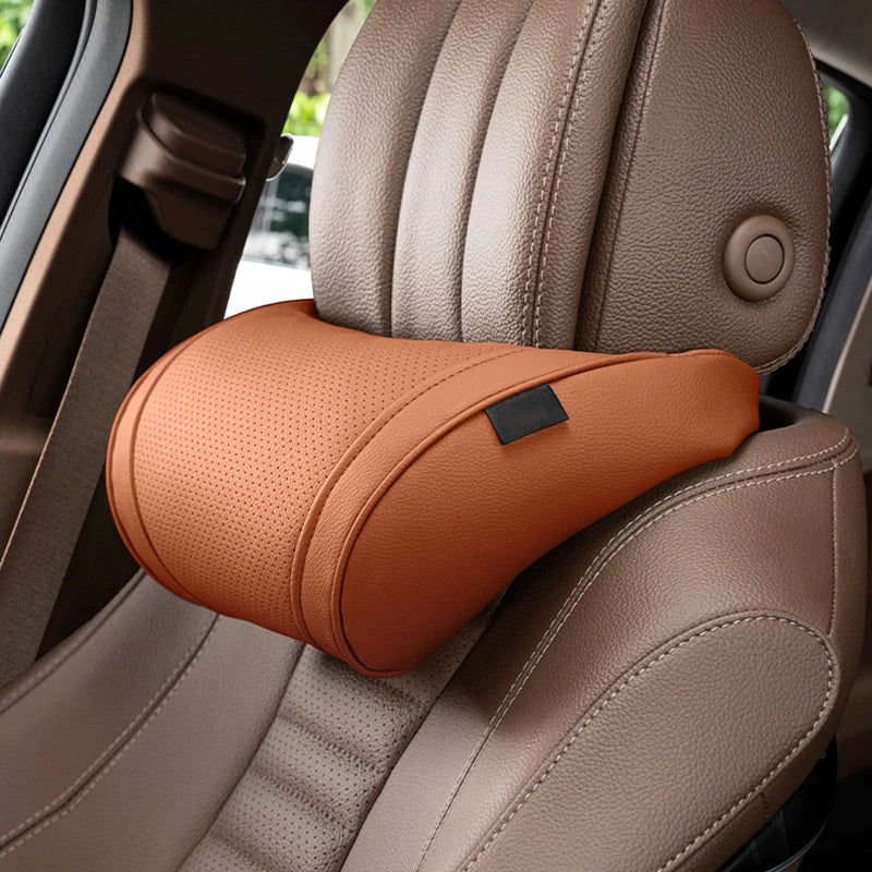 Car Seat Cushion Set Memory Foam Headrest & Lumbar Support