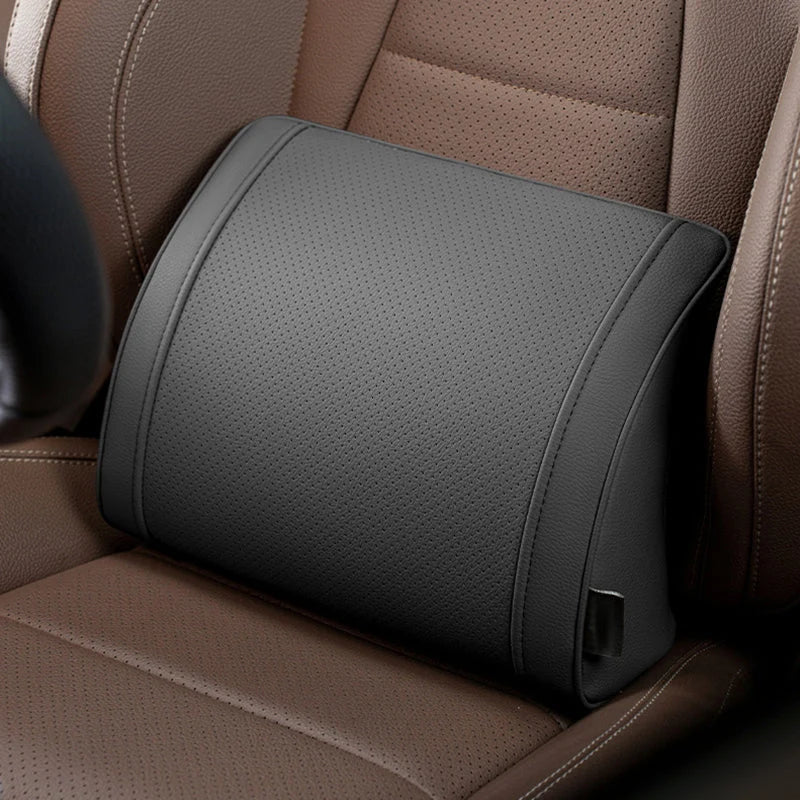 Car Seat Cushion Set Memory Foam Headrest & Lumbar Support