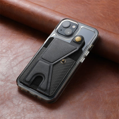 Card Wallet PU Leather RFID-Blocking Zipper & Magnetic Closure