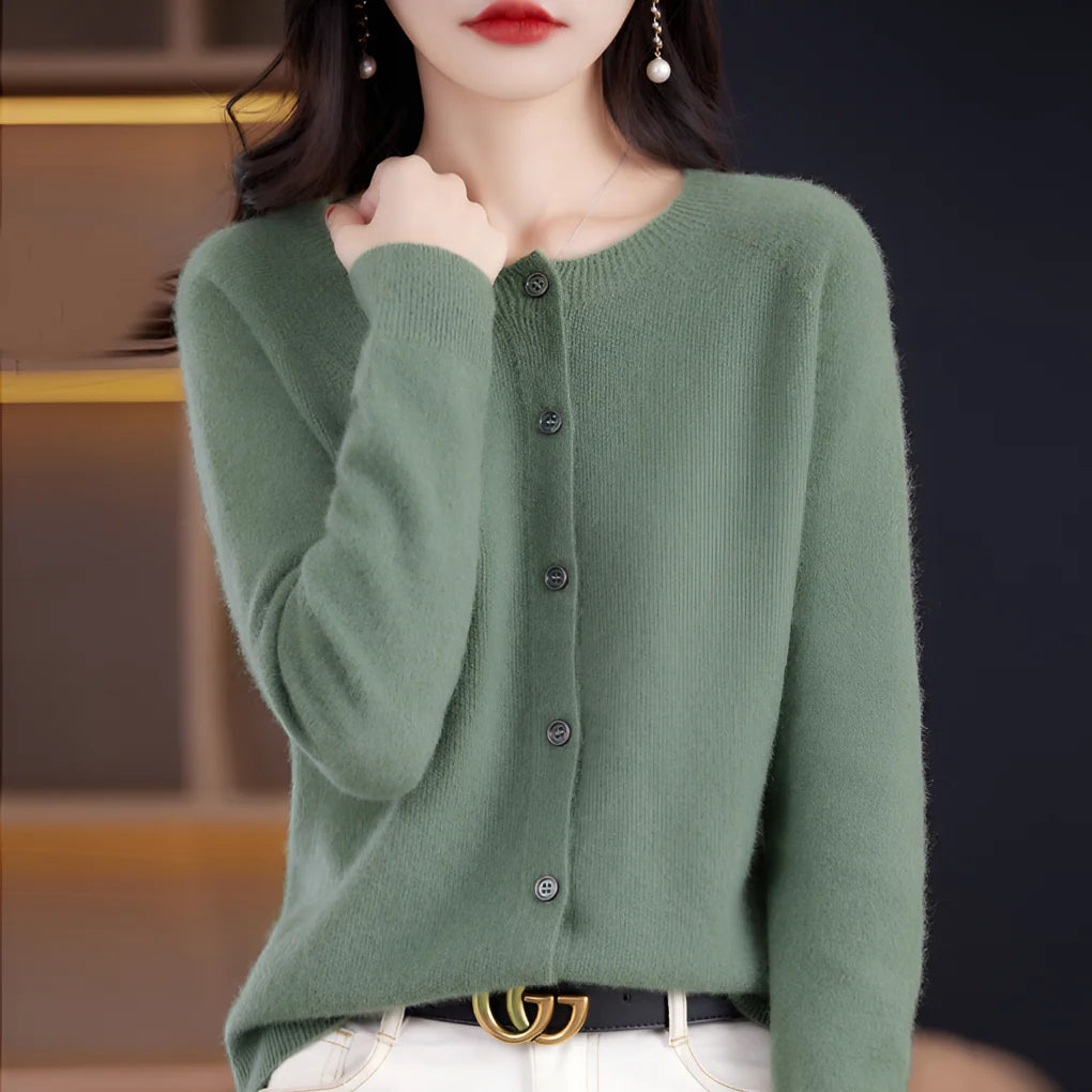 Cardigan Lightweight Merino Wool & Cashmere