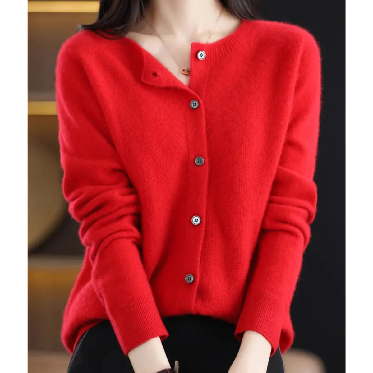 Cardigan Lightweight Merino Wool & Cashmere