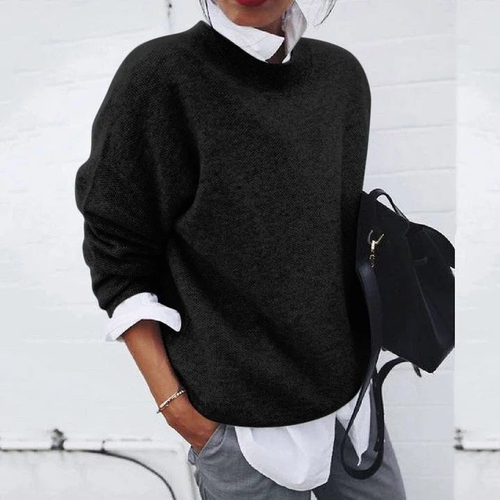 Cashmere Sweater Classic Crew Neck Lightweight