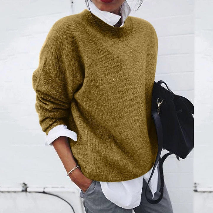 Cashmere Sweater Classic Crew Neck Lightweight