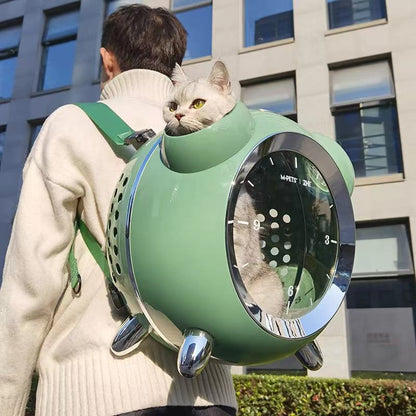 Cat Carrier Backpack Transparent Viewing Window Ventilated Design