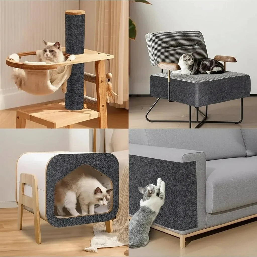 Cat Scratch Protector Self-Adhesive Residue-Free Panel
