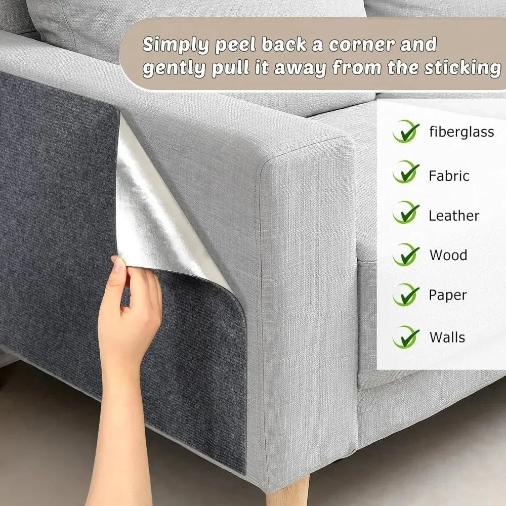 Cat Scratch Protector Self-Adhesive Residue-Free Panel