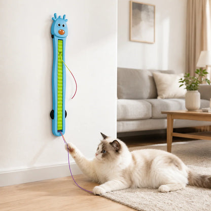 Cat Toy 360° Rotating Rope Suction Cup Mount