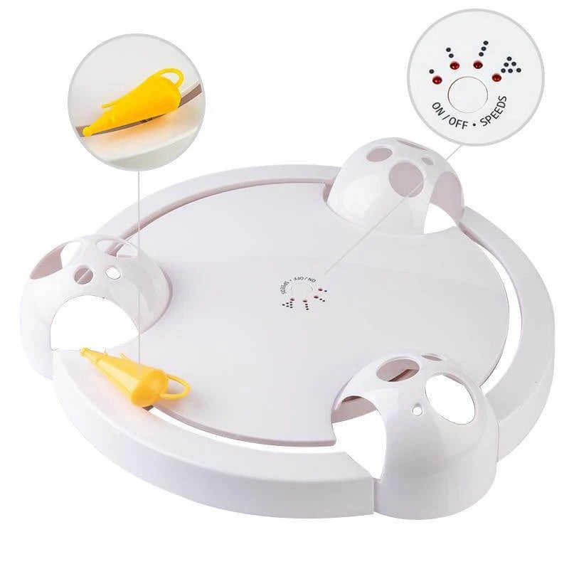 Cat Toy Automatic Random Movement Scratch-Resistant ABS