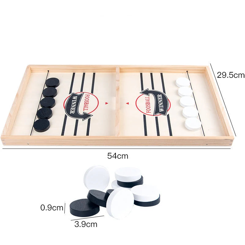 Catapult Chess Game Natural Wood Fast-Play