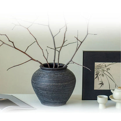 Ceramic Vase Handcrafted Matte Rustic Finish