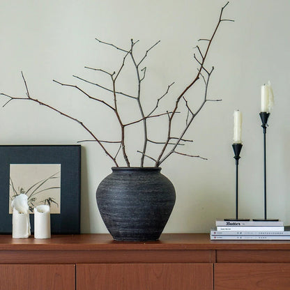 Ceramic Vase Handcrafted Matte Rustic Finish