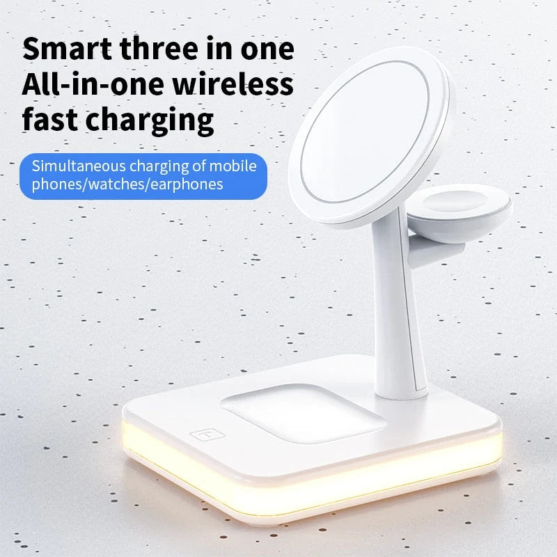 Charging Dock Lamp Wireless Phone & Smartwatch 25W