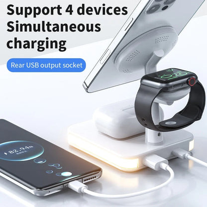 Charging Dock Lamp Wireless Phone & Smartwatch 25W