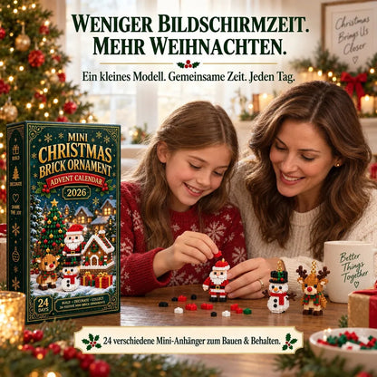 Christmas Advent Calendar Mini Brick Building Sets 24 Festive Models