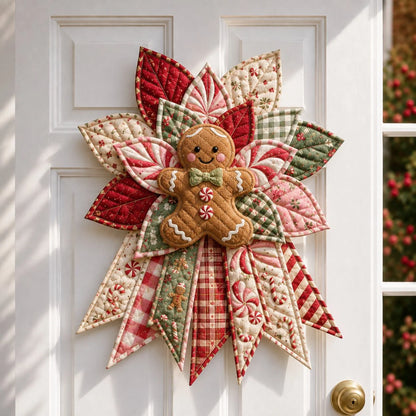 Christmas Door Hanging Kit Quilted Sewing Materials Included