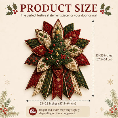 Christmas Door Hanging Kit Quilted Sewing Materials Included