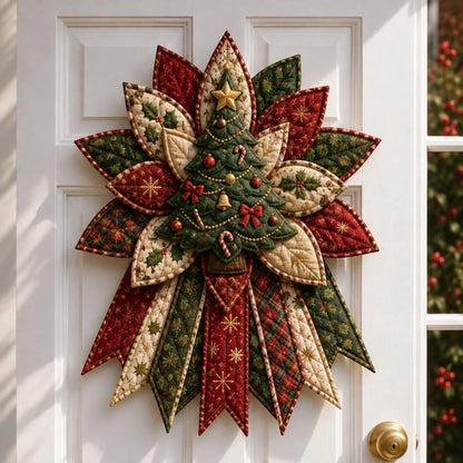 Christmas Door Hanging Kit Quilted Sewing Materials Included