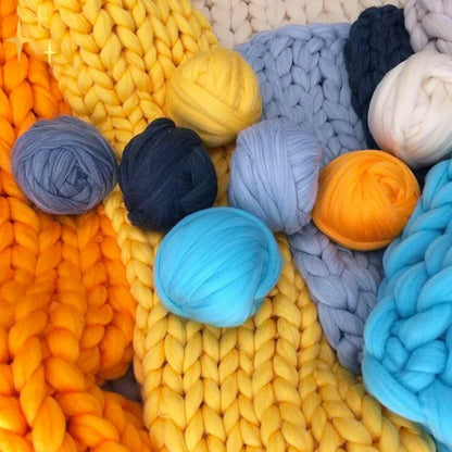 Chunky Wool Yarn Ultra-Soft 1 Kg