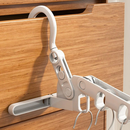 Clothes Hanger Foldable 5-Hole Travel Design