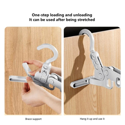 Clothes Hanger Foldable 5-Hole Travel Design