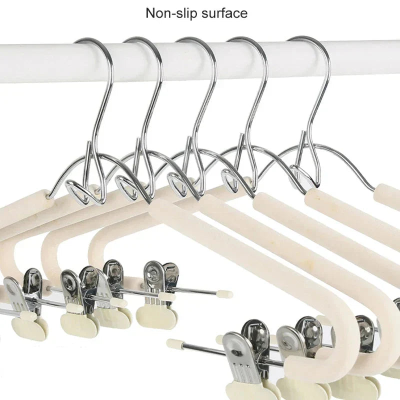 Clothes Hanger Set Vertical Space-Saving Set of 5