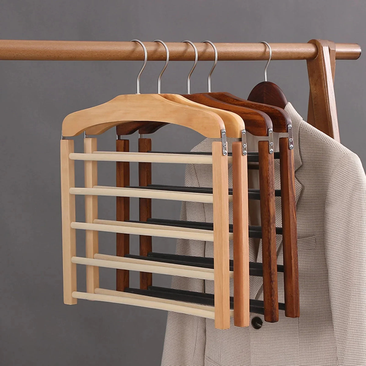 Clothes Hanger Space-Saving Solid Wood