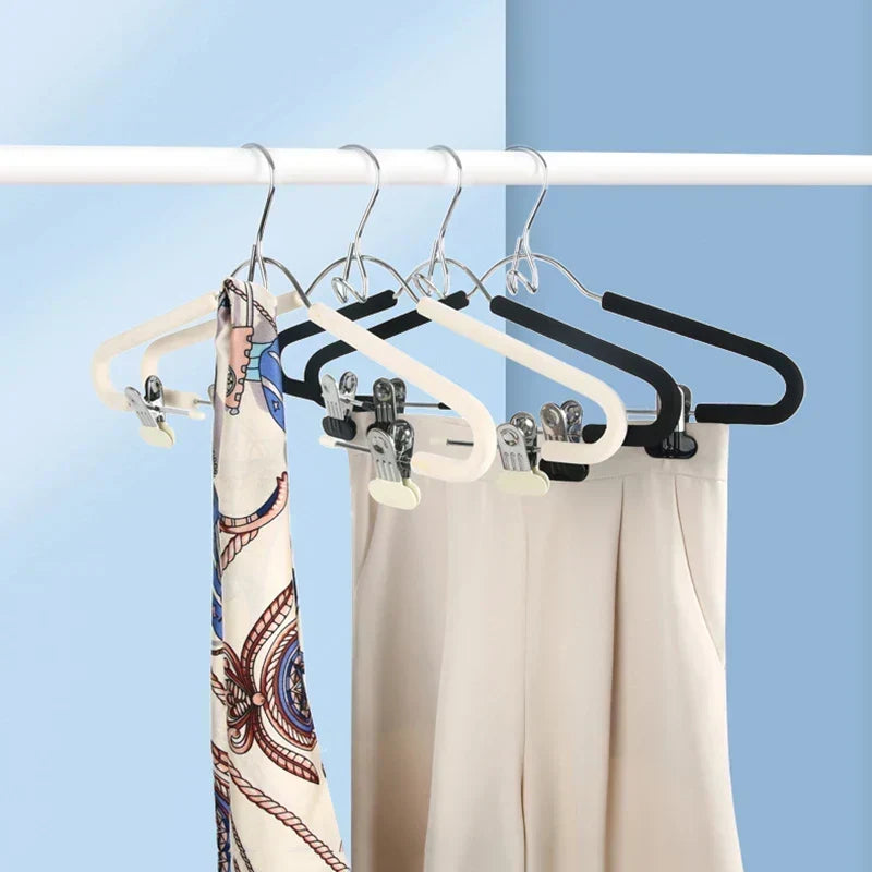 Clothes Hangers Vertical Stackable Space-Saving Set of 5