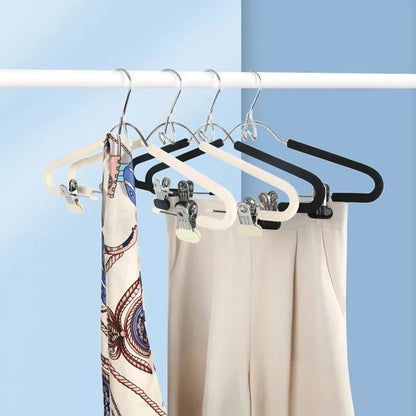 Clothes Hangers Vertical Stackable Space-Saving Set of 5