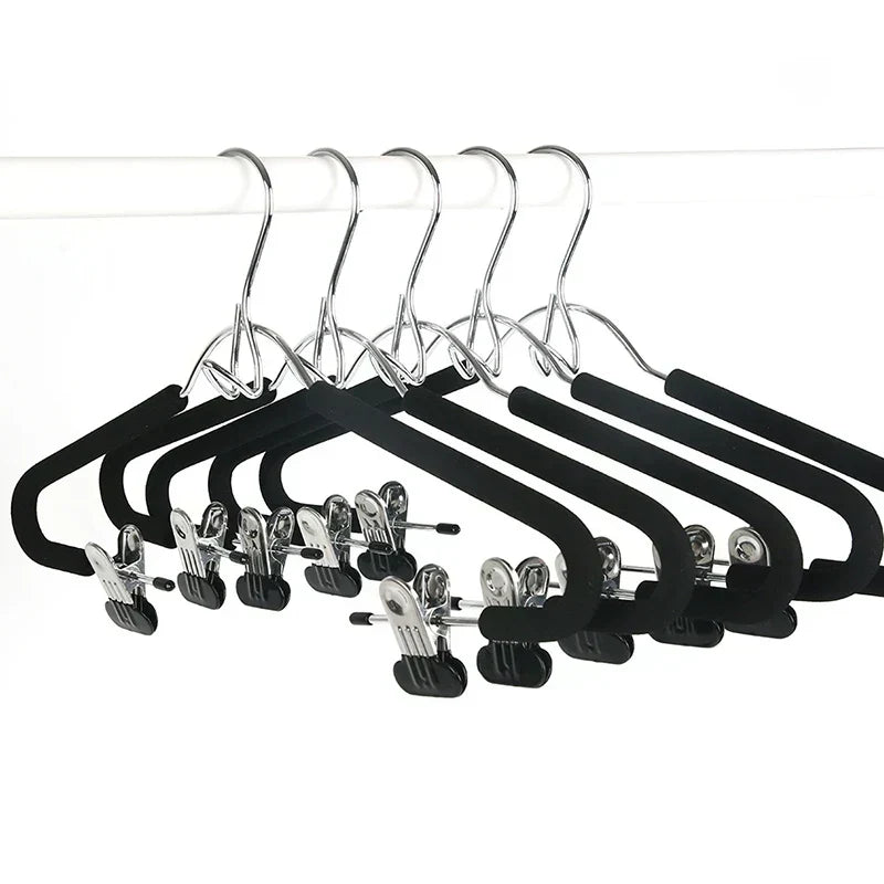 Clothes Hangers Vertical Stackable Space-Saving Set of 5