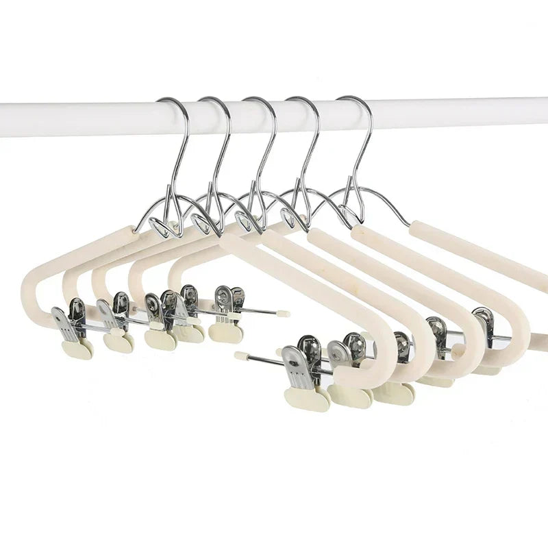 Clothes Hangers Vertical Stackable Space-Saving Set of 5