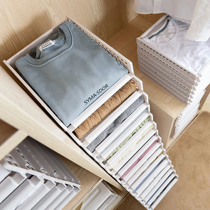 Clothes Organizer Sturdy PP Plastic Lightweight