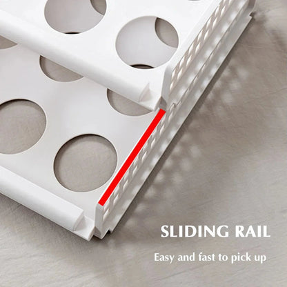 Clothes Organizer Sturdy PP Plastic Lightweight