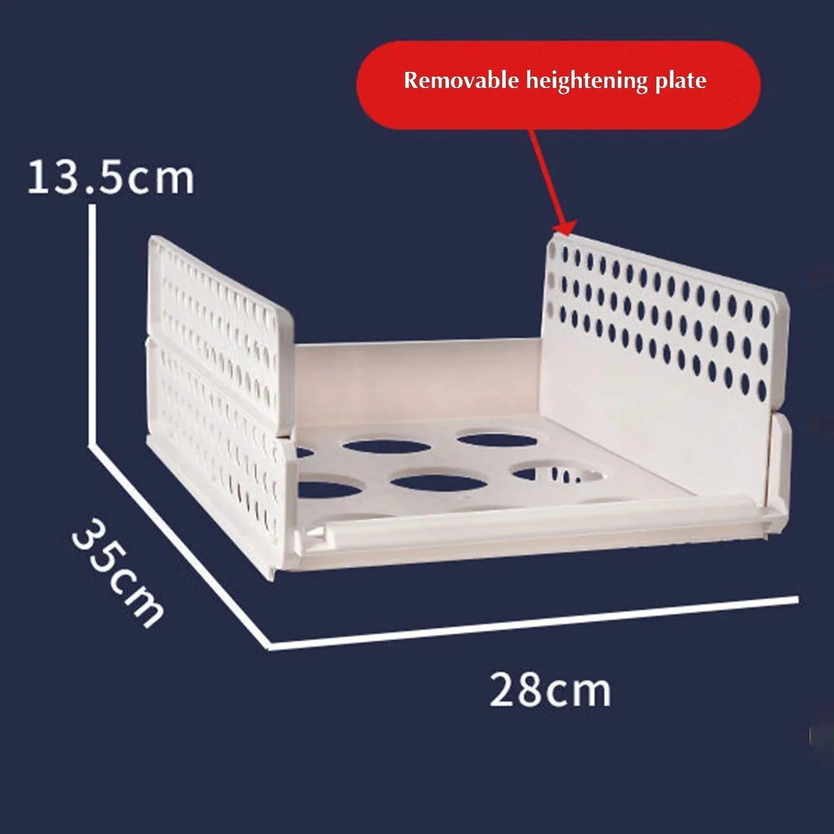 Clothes Organizer Sturdy PP Plastic Lightweight