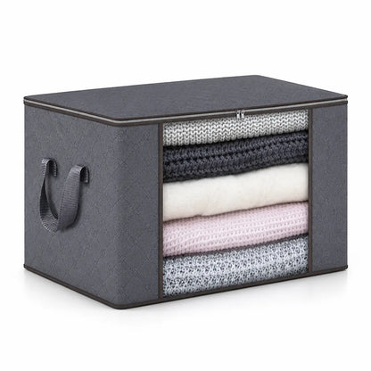 Clothing Storage Bag Breathable Foldable Clear Window