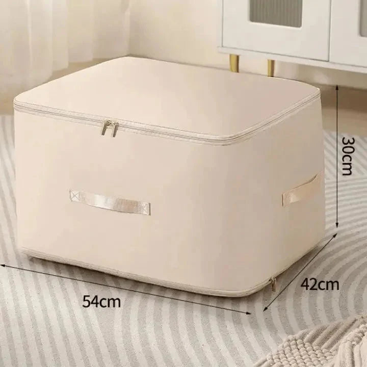 Compression Storage Bag Water-Resistant Nylon Vacuum-Free Zip Compression