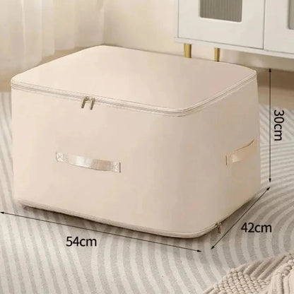 Compression Storage Bag Water-Resistant Nylon Vacuum-Free Zip Compression