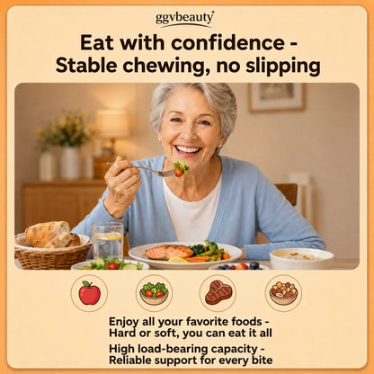 Cosmetic Denture Set Upper & Lower At-Home Fit